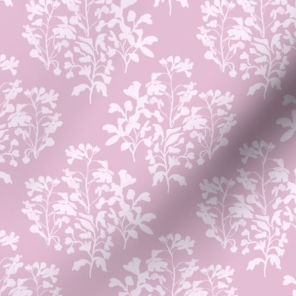 Ink Washed Garden Botanicals in Bubblegum Pink