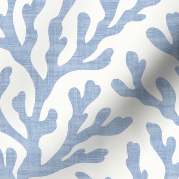 Coral - Blue texture