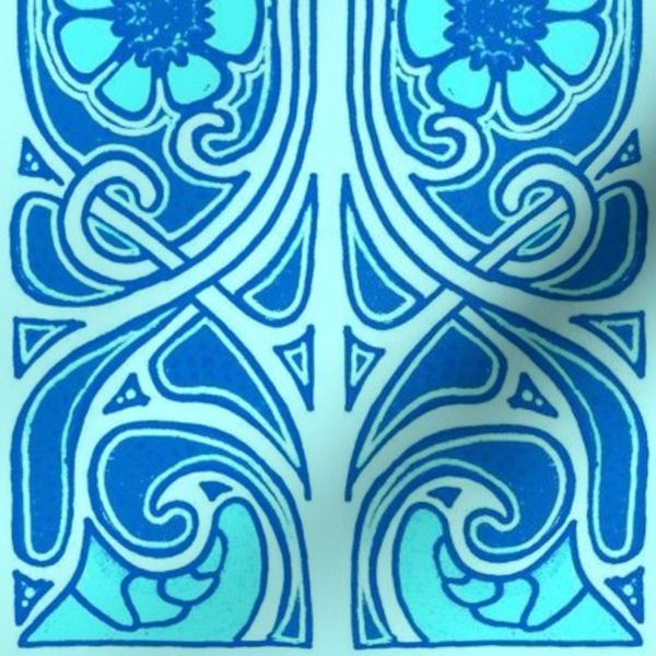 New Orleans Balcony Echoes - bright aqua