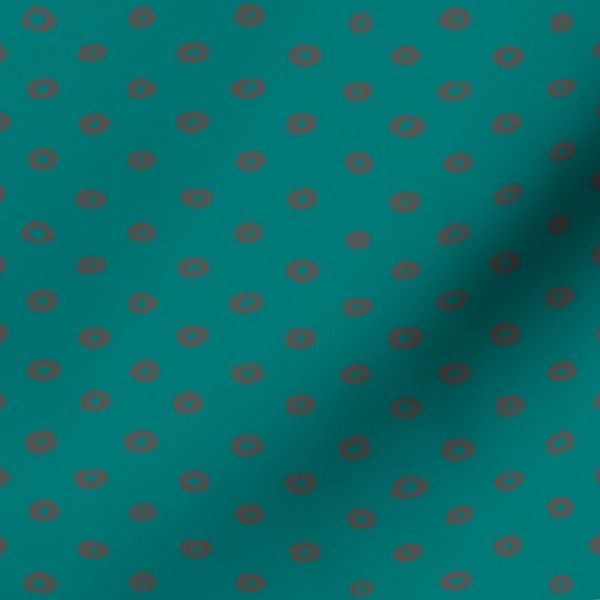 circle dots drawing teal grey