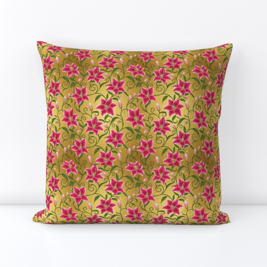 18 inch square Throw Pillow sitting on a surface leaning against a white background