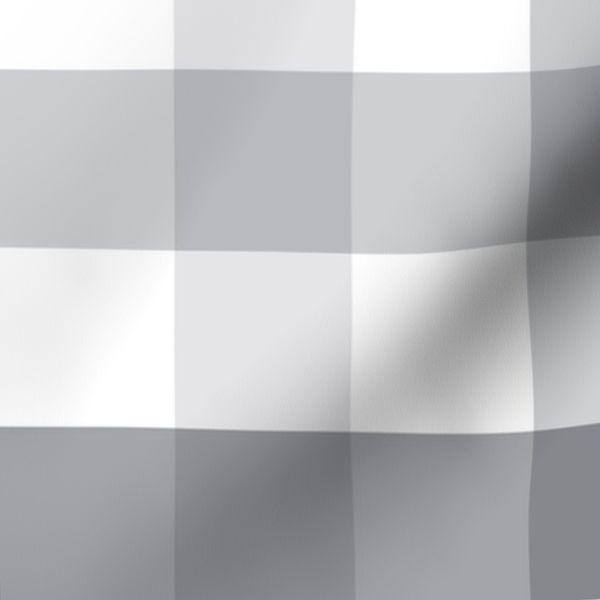 Large Gradient Gingham - Grey