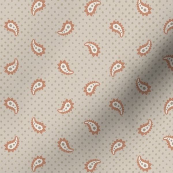 Darla Paisley - Sepia & Muted Browns