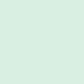 Pale Mint Solid D9efe2