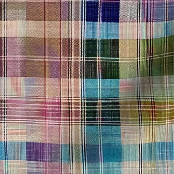 Rainbow Plaid Pattern - Pinks and Blues - Color Block - Muted Cottagecore