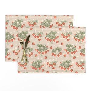 Watercolor Berry in Beige