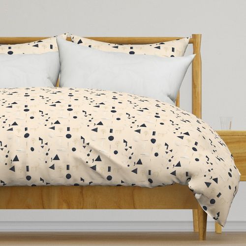 Abstract Floral Furniture And Geometric Elements