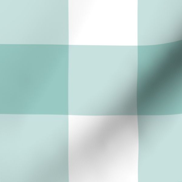 3in Check Dusty Aqua 99C9C3