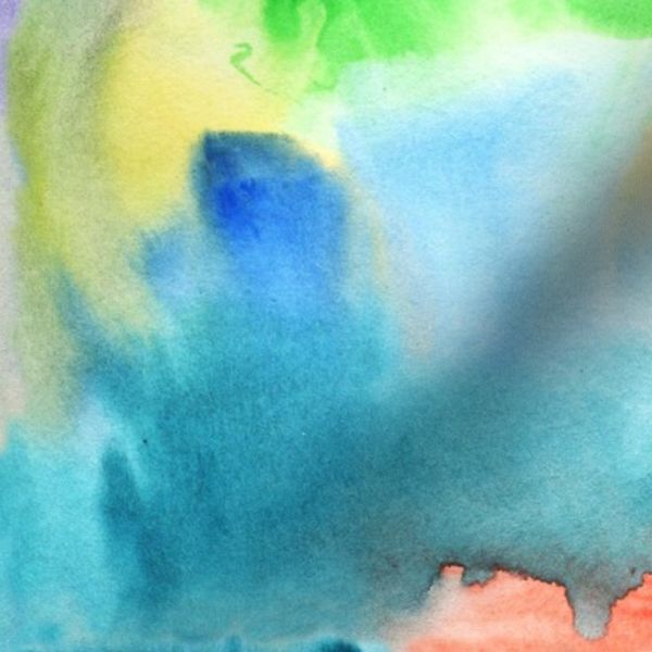 Prismatic Watercolor Bloom
