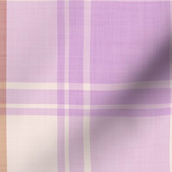 M Pink and purple pastel plaid for preppy nursery or cottage bedroom