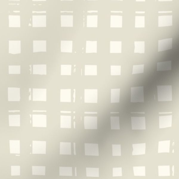 L AC2621j Worn Textured Coastal Light Neutral Baby Cream Chequer Geo Plaid