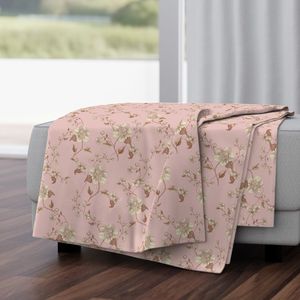 Vintage floral - pink mocha