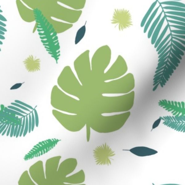 Tropical Green Leaves