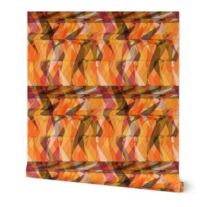 0492 Faceted Flow - Yellow - Orange