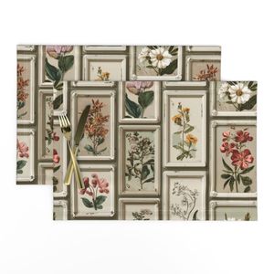 Vintage Botanical Gallery Wall