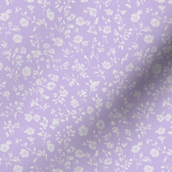 Ditsy Floral Pattern Tiny Wildflower Meadow Repeat Design