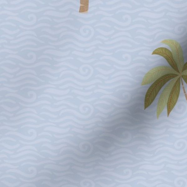 Breezy Palm Tree Print