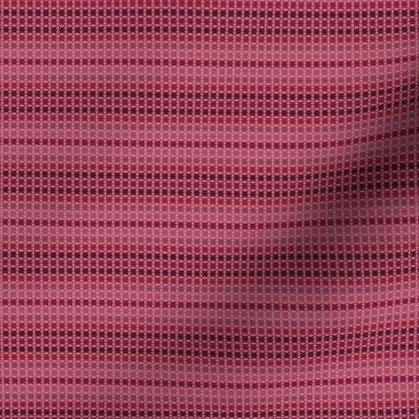 Geometric Arrow Diamond Pattern - Berry & Blush - 1.5"x1.5" Scale