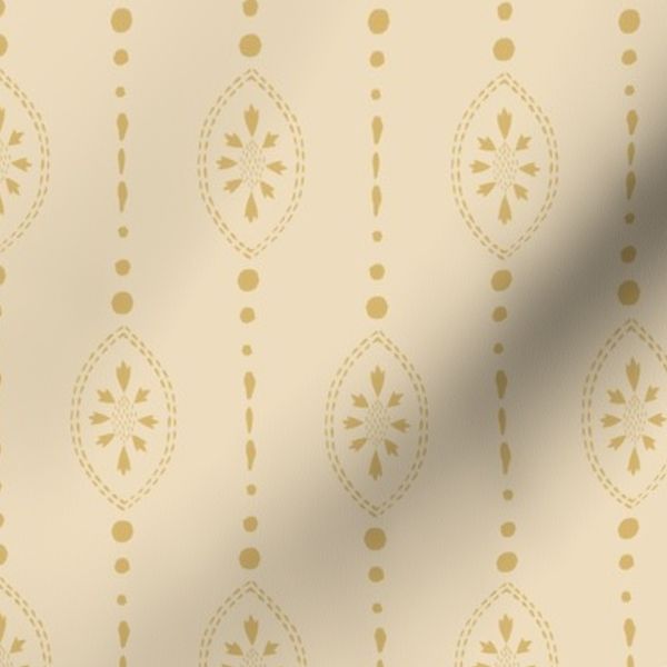 Living Garden Collection - Heirloom Stripe - Cream