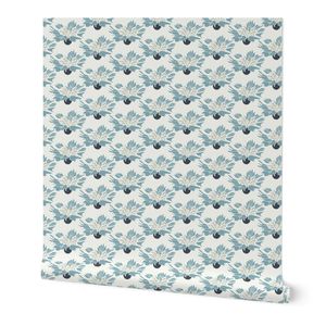 COTTAGE CORE FLORAL NAVY BEIGE IVORY BEIGE LIGHT BLUE GEOMETRIC SMALL SCALE
