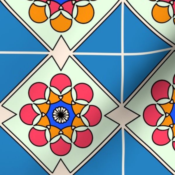 Traditional floral pattern