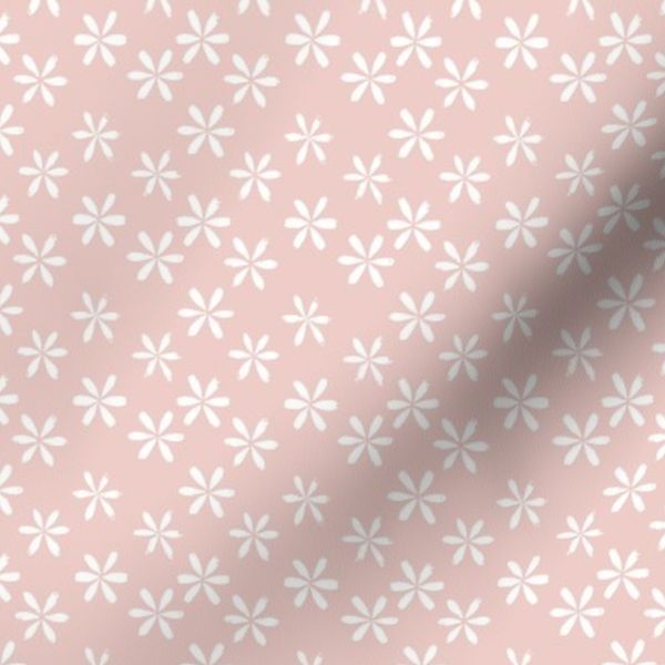 White Daisy on Pink