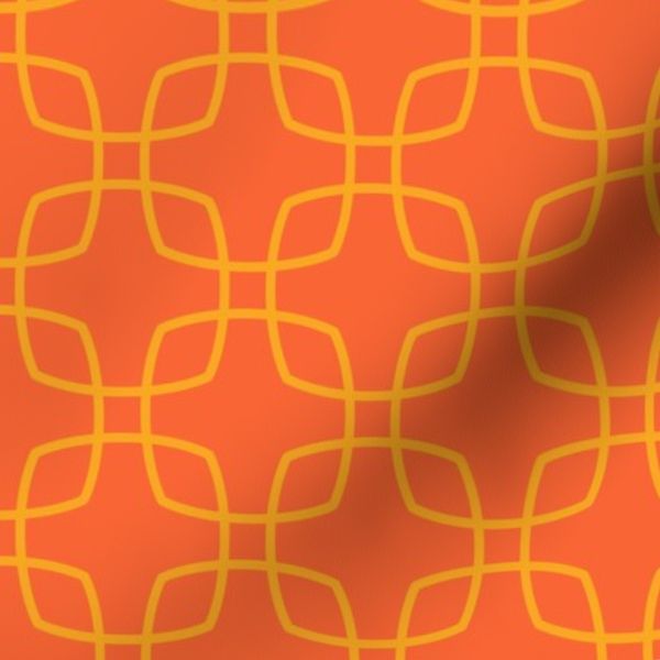 Atomic Ranch Lattice 3in Giants Orange F96635