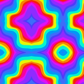 no ai - Rainbow kaleidoscope - smaller by vividchaos no ai - Rainbow kaleidoscope - smaller