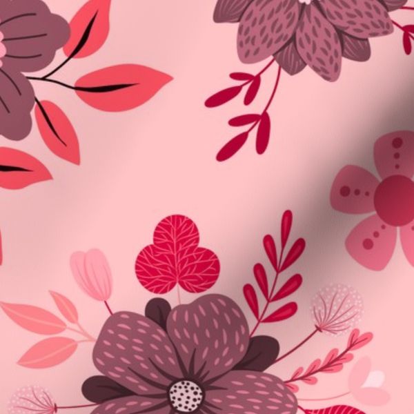 Lush Equatorial Bloom Reverie Seamless Pattern 07