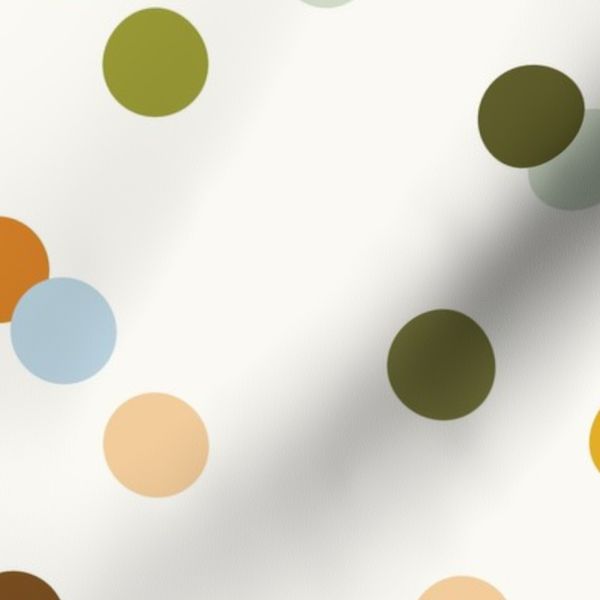 Colorful rainbow confetti dots
