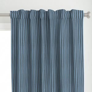 Cream Hand Drawn Lines On Linen Indigo Blue Nautical Dark Wallpaper