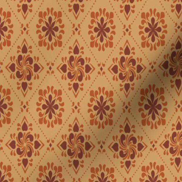 Soft Spice Floral Tile