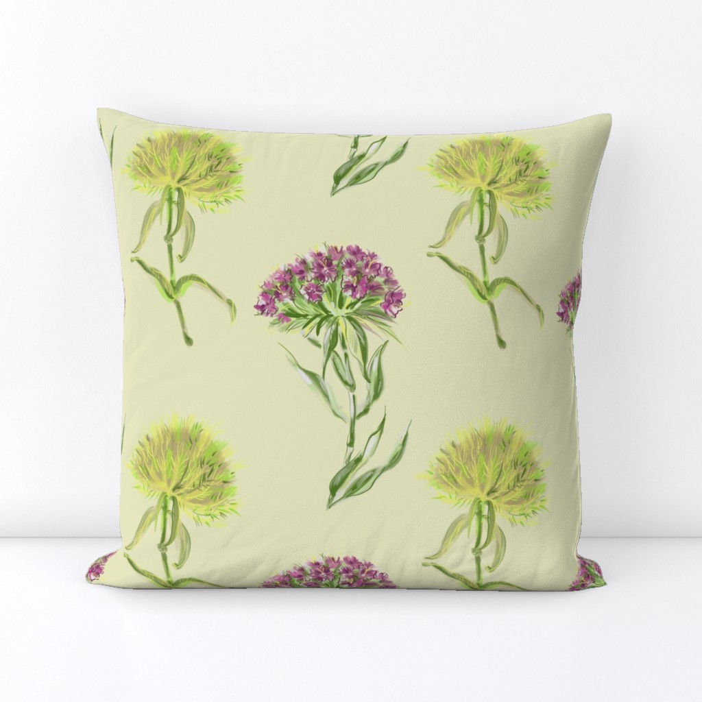 18 inch square Throw Pillow sitting on a surface leaning against a white background