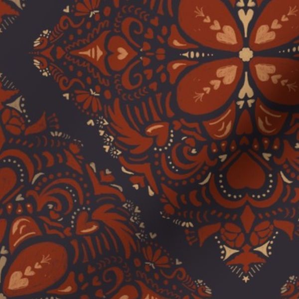 Lace Diamond - XL - Vibrant Reds