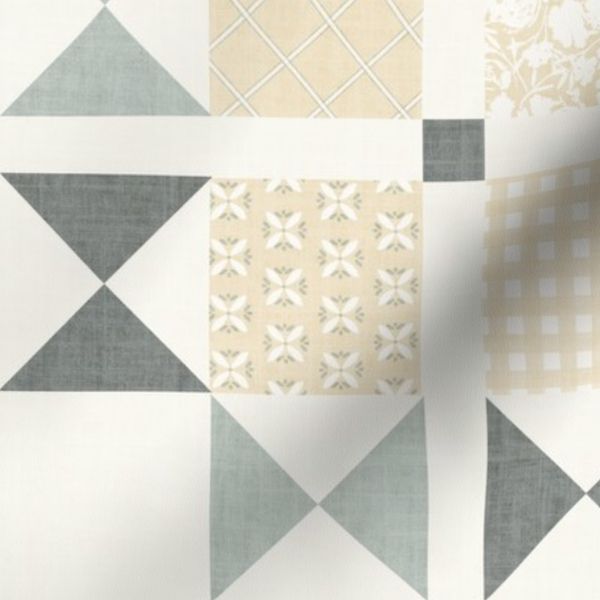 Modern Quilt - Geometric Plaid