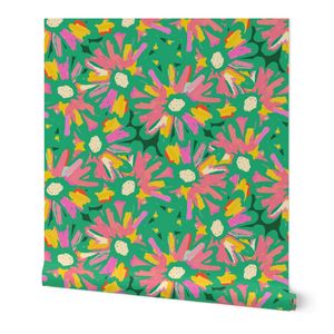 Eclectic Bold Hothouse Florals