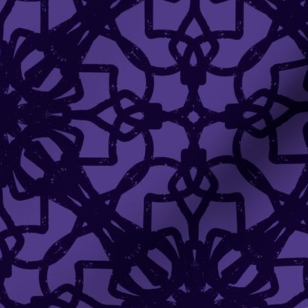 Vintage Ornamental Tile blackberry