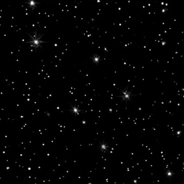 Bright White Stars On Deep Black Cosmos