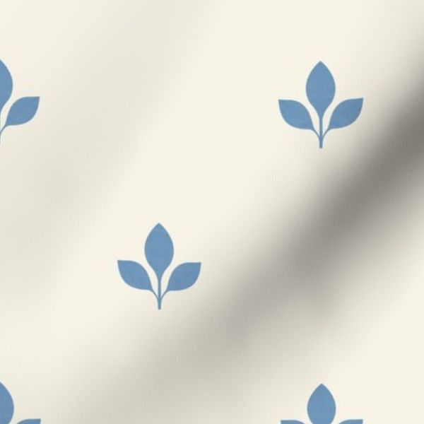 Small leaves in Blue - 60031D-F