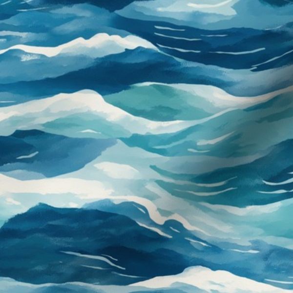 Ocean Waves Rippling Sea Tide