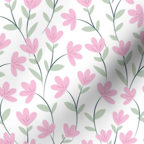 Pink Wildflower Meadow