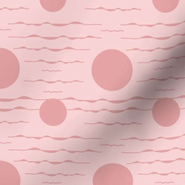 SUNSET RIPPLES MODERN ABSTRACT GEOMETRIC PINK DARK PINK DESIGN ID22185917