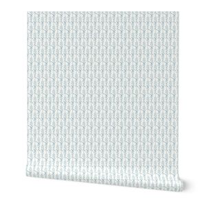 Weaved Blue On Cream Linen Texture small multidirectional