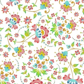 Spring Rococo Chintz