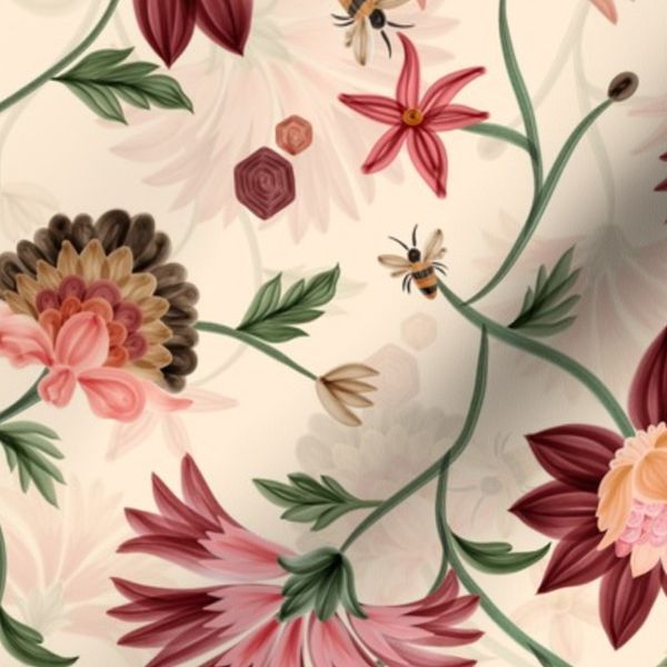 Honeyed Chintz Bloom
