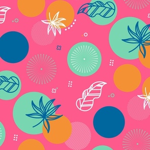 Abstract Tropical Summer Print
