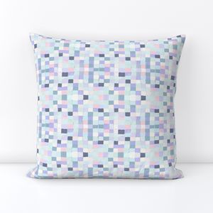 Pastel Mosaic Check Geometric Pattern Medium Scale