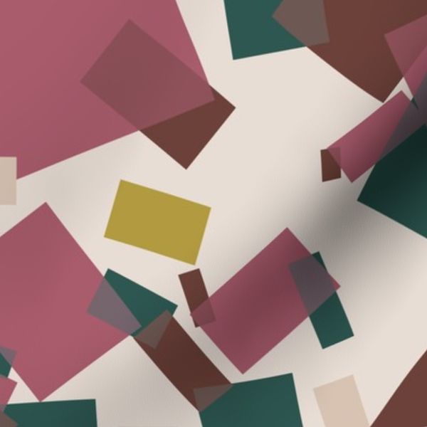 LayeredLight - Smoked Rose - Abstract Overlapping Rectangles