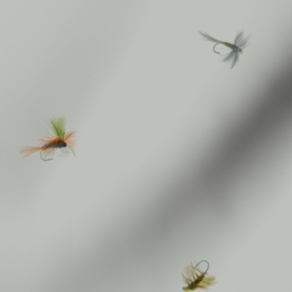 Country Chic Fishing Flies - Soft Green