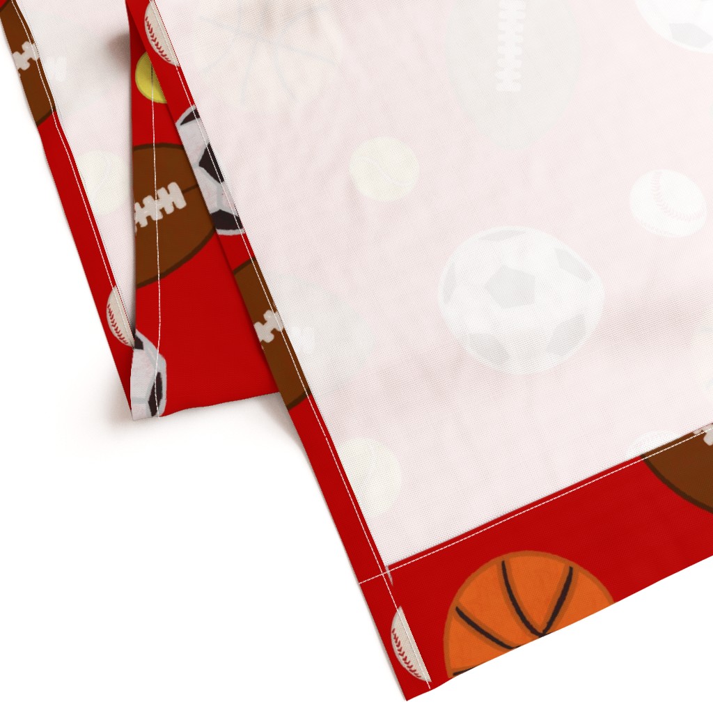 Gently folded Curtain panel laying on a white background showing the unprinted back and large bottom hem